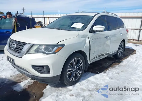 2017 Nissan Pathfinder Platinum from USA, damaged, VIN 5N1DR2MN6HC682803
